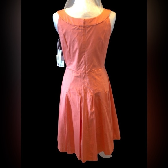 NWT peach cotton dress Calvin Klein - Picture 8 of 12
